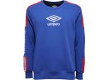 8788AA Felpa Uomo Umbro Blue Cotone Sweatshirt Man