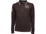 4644K Polo Uomo Fred Mello Dark Grey Vintage Cotone Effect T-Shirt Man