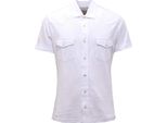 6370AG Polo Camicia Uomo Eleventy White Piquè Cotone Short Sleeve Shirt Man