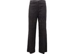 3823AG Pantalone Donna Seventy Black Cotone Embroidery Perforated Trouser Woman