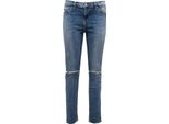 2796AB Pantalone Donna Ltb Jeggings Blue Washed Denim Jeans Woman