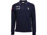 4441K Polo Uomo U.S. Polo Assn. Blue Heavy Cotone T-Shirt Man