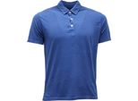 3504AH Polo Uomo Original Vintage Style Royal Blue Cotone Polo-Shirt Man