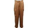 N2795 Pantalone Cargo Donna Vicolo Woman Satin Trousers