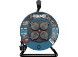 Avvolgicavo Hand Pro 25M 4X Prese 230V IP44 H05RN-F 3X1,5 Mm²