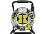 Avvolgicavo 20 M Heavy Line Con Tamburo In Metallo E 4 Prese Da 230 V