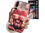Custodia Per Huawei P20 Plus - Orsetto Rosa Cuore Di Famiglia + Lamina