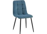 Sedia Da Pranzo Moderna - Sedia Di Design - Seduta Confortevole, Struttura In Metallo