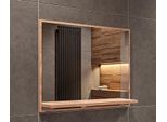 Specchio Da Bagno Da Parete Con Mensola Sonoma 50X60 Cm Elegante Arredo Bagno Funzionale