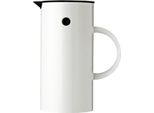 Stelton EM77 Isolierkanne, Thermokanne, Kanne, Kunststoff, Weiß, 500 Ml, 965