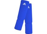 Protezione Elastica Adidas Per Tibia E Collo Del Piede Blu-Xxs