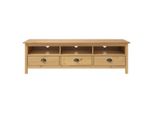 Syfax™ Mobile Porta Tv Hill Marrone Ambra 158X40X47Cm Legno Pino
