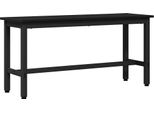 Syfax™ Panchina Da Pranzo Rovere Nero 100 X 32,5 X 48,5 Cm