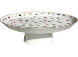 Taitù NoëL Oro - Piatto Torta Con Base Ø 27 Cm