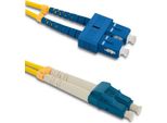 Qoltec 54031 Cavo Infiniband/Fibra Ottica 1 M Sc Lc Giallo