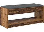 Syfax™ Panca Per Ingresso Con Cuscino Legno Vecchio 103 X 38 X 45 Cm