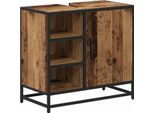 Syfax™ Mobile Da Bagno Legno Vecchio 65 X 33 X 60 Cm Legno Multistrato