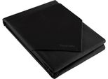 Biancheria Da Letto In Raso 220X200 Nova Nero Monocromo Eurofirany