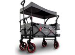 Fuxtec Carrello Pieghevole Premium Per Il Trasporto Dei Bambini Con Tettuccio CT850 Grigio Grau