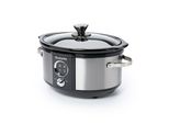 Brabantia BBEK1081 Slowcooker - 3,5 Litri - 180 Watt - Funzione Scaldavivande - Vaschetta Interna In Ceramica