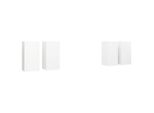 Mobili Tv 4 Pz. Bianco 30,5X30X60 Cm Materiale A Base Di Legno