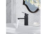 2 Rubinetti Per Bagno Neri, Rubinetto Per Lavabo, Accessori Per Lavabo, Miscelatore Per Bagno, Accessori Per Lavabo, Miscelatore Monocomando