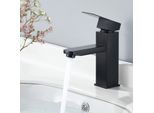 Rubinetto Per Lavabo Homelody Nero, Rubinetto Per Lavabo Per Bagno, Miscelatore Per Lavabo Ad Alta Pressione, Miscelatore Monocomando, Rubinetti
