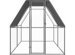 Vidaxl Gabbia Per Polli Da Esterno 2X4X2 M Acciaio Zincato