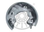 Optimal BSP-1021L Paraspruzzi Del Disco Freno Piastra Di Ancoraggio Posteriore Sinistra