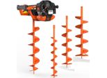 Trivella A Scoppio Mototrivella Incl. Attacchi Da 100 150 200Mm Fuxtec EB152