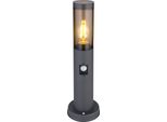 Globo Lighting Luce Da Esterno In Acciaio Inox Antracite, 1X E27
