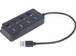 Gembird Gembird UHB-U3P1U2P3P-01 Hub Di Interfaccia 5000 Mbit/S Nero