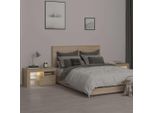 Comodini 2 Pezzi Con Luci Led Rovere Sonoma 70X36,5X40 Cm