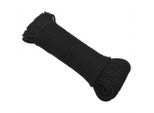 Vidaxl Corda Da Barca Nera 4 Mm 100 M Polipropilene