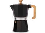 La CafetièRe Percolator Venice Alluminio / Nero - 290 Ml / 4 Tazze