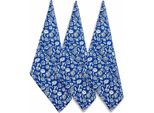 Home Elements Set Di 3 Strofinacci 50*70 Cm, Blueprint
