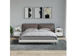 The Living Store Comodini 2 Pz. Bianco Lucido 40X35X50 Cm