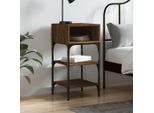 Comodino Aspetto Rovere Marrone 35X34,5X70 Cm Materiale A Base Di Legno
