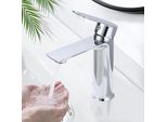 Homelody Rubinetto Bagno Cromo, Miscelatore Lavabo, Miscelatore Bagno, Miscelatore Lavabo Monocomando Bagno, Rubinetti Lavabo SUS304