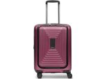 Redolz Carrello Con Scomparto Per Laptop Essentials 14 Trolley ( Exp. With Front Pocket ) Aubergine Metallic Porpora