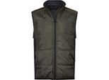 Tee Jays 9114 | Scaldacorpo Ibrido Elasticizzato Da Xs A 3XL - Colore: Verde Scuro/Nero - Taglia: M