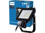 Proiettore Led Riflettore 20W 1900Lm 4000K IP65 Con Sensore Di Movimento E Crepuscolare Nero Projectline Philips