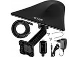 Antenna Esterna Vayox Digiactiv VA0023 | 4G, Lte, Fm | Vhf, Uhf | DVB-T/DVB-T2 | MUX8 | 28Db | Nero