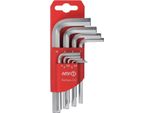 Set Di Cacciaviti A Esagono 911-HM9C 9 Pezzi Con Testa Sferica Sw 1,5-10 Mm
