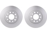 2X Hella 8DD 355 112-541 Disco Freno Asse Posteriore