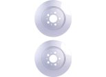 2X Hella 8DD 355 115-601 Disco Freno Asse Posteriore