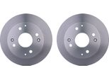 2X Hella 8DD 355 112-011 Disco Freno Asse Posteriore