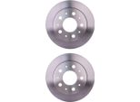 2X Hella 8DD 355 113-731 Disco Freno Asse Posteriore