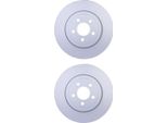 2X Hella 8DD 355 115-471 Disco Freno, Asse Anteriore