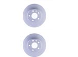 2X Hella 8DD 355 105-511 Disco Freno Asse Posteriore